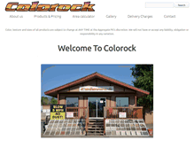 Tablet Screenshot of colorock.com